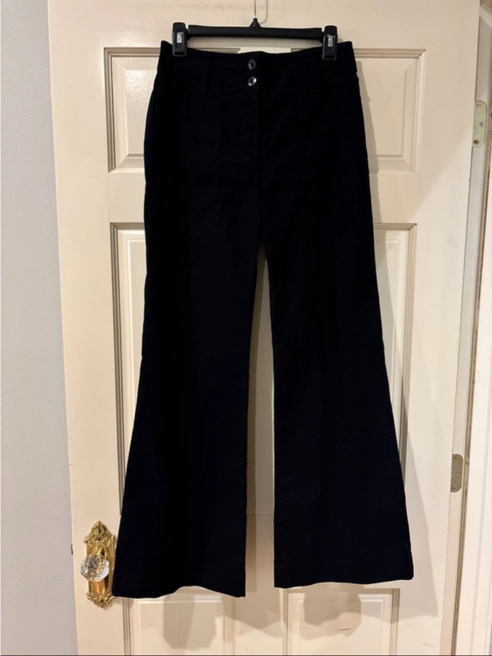 Anthropologie Black Wide-Leg Kids Pants
